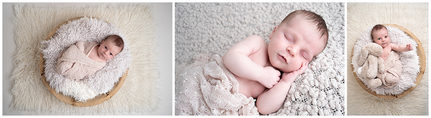 A Dorset newborn photographer has taken these lovely newborn photos of baby in a basket
